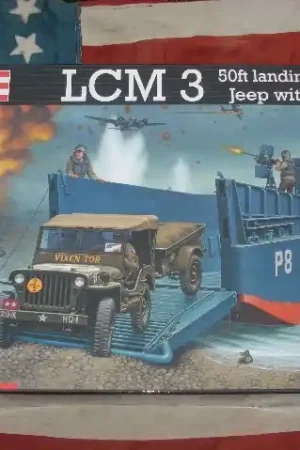 Veilige Betaling REV03065 LCM 3 50ft landing craft & JEEP & TRAILER